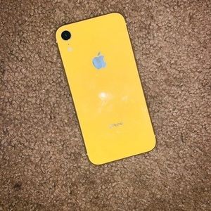 yellow iphone xr